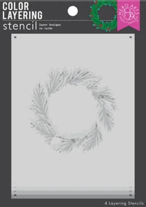 Hero Arts Color Layering Stencil - Wreath SA199 - Bild 1 von 3