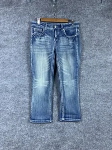 ND Weekend Jeans Women's 6 Capri Embellished Pockets Y2K - Picture 1 of 11