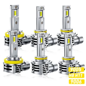 AUXITO H11 9005 9006 LED Fog Light Bulb Driving Lamp 6500K White Beam Headlight - Picture 1 of 8