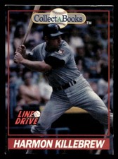 1991 Line Drive Collect-a-Books Harmon Killebrew #34 Minnesota Twins
