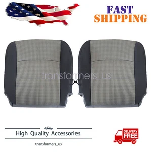 Driver & Passenger Bottom Cloth Seat Cover For 2009 2010 Dodge Ram 1500 2500 SLT - Picture 1 of 11