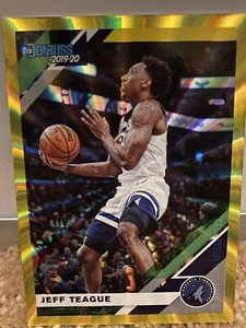 Jeff Teague 2019-2020 Donruss Yellow Laser 1/25 Basketball Card Free Shipping
