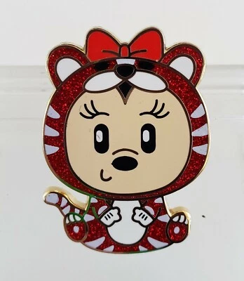 DISNEY WDI MOG ADORBS!~MINNIE MOUSE Lunar Year ~Tiger Mystery CHASER LE 200 Pin - Image 1 of 4