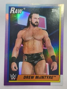 2021 Topps Heritage WWE RAINBOW FOIL - #11 DREW McINTYRE - Picture 1 of 2