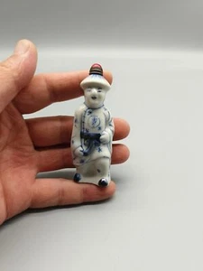Ancient Chinese Beijing collection, pure hand-painted, ceramic, snuff bottle - Picture 1 of 9