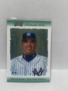 2003 Playoff Portraits All-Star Fanfest GREEN Parallel - Rare NICK JOHNSON
