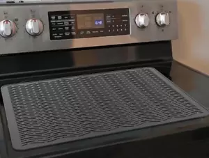 Stove Top Covers for Electric Stove - 28 X 20 Silicone Stove Mat for Glass Top, - Picture 1 of 12