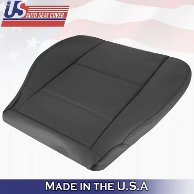 Cubierta de asiento de cuero inferior del lado del conductor negra para Toyota Tundra 2000 a 2004 Foto 1 de 4