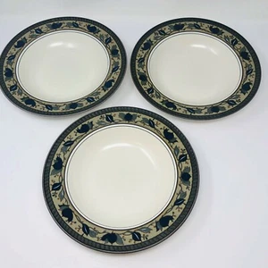 Mikasa Intaglio Arabella CAC01 9 3/8" Large Rim Soup Bowl Set of 3 - Picture 1 of 5