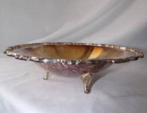Vintage WM. A ROGERS by ONEIDA LTD SILVERSMITHS Bowl Serving Dish Silverplate - Picture 1 of 14