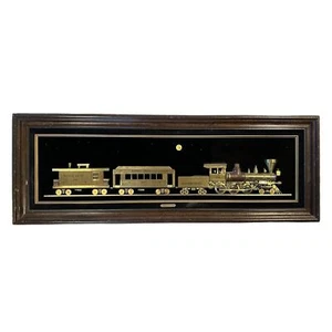 Seltene Philippe Michaud Southern Pacific Lokomotive Zug Kunstwerk Steampunk Artsy - Bild 1 von 11