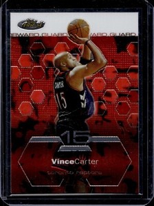 2002-03 Topps Finest #58 Vince Carter Toronto Raptors Basketball Card