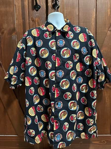 Camisa Platino FUBU Fat Albert & The Junkyard Gang Jazz Botones Talla XXL - Imagen 1 de 8