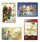 108 Christmas Cards Vintage 1990 Collectibles Series Complete Phone Blue