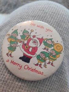 Merry Christmas Vintage Badge - Picture 1 of 2