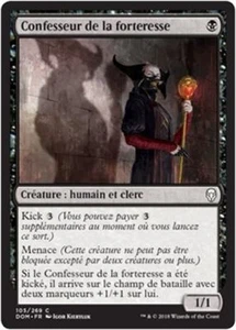 MTG Magic DOM - (x4) Stronghold Confessor/Confesseur de la forteresse, French/VF - Bild 1 von 1