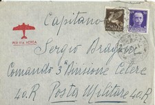 BUSTA POSTA MILITARE 40 1942 SUGRES RUSSIA