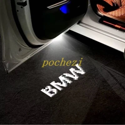 2pcs  Fits For E60 E63 E90 E92 X1 BMW Car Door Welcome Light - Image 1 of 4