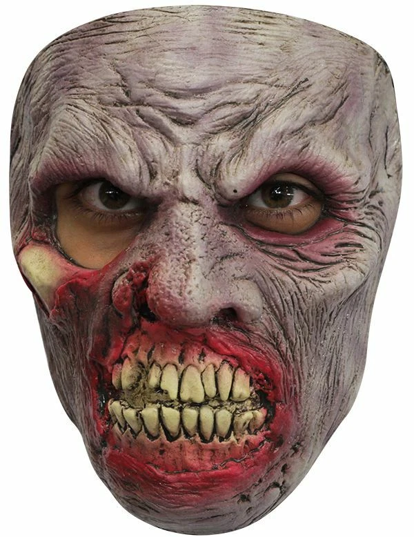 ZOMBIE LATEX FACE MASK SCARY HALLOWEEN HORROR - Image 1 of 1