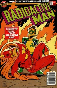 Radioactive Man #412 Newsstand Cover with Trading Card (1993-1994) Bongo Comics