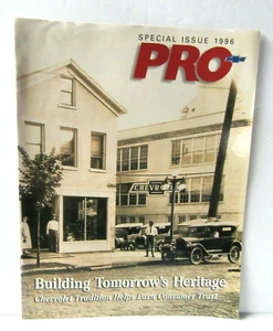 1996 85th Annv Special Issue Pro Chevrolet Booklet Building Tomorrows Heritage - Picture 1 of 4