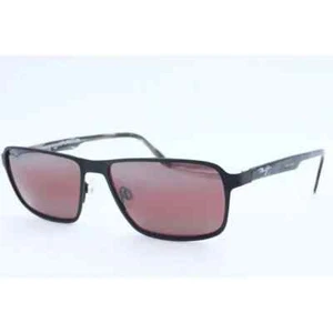 Maui Jim Glass Beach MJ 748-2M Square Black Sunglasses Maui Rose polarized NEW - Picture 1 of 5