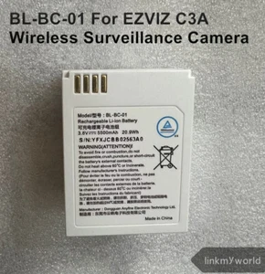 NEW Original Packing Battery BL-BC-01 For EZVIZ C3A Wireless Surveillance Camera - Zdjęcie 1 z 3