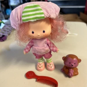 Vintage Strawberry Shortcake ~ RASPBERRY TART Doll & RHUBARB Monkey & Comb - Picture 1 of 7