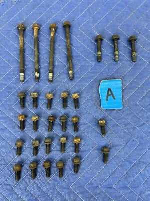 Volvo S60R S60 V70R 2005-2007 conjunto de pernos de montaje de cárter de aceite OEM #1362EM Foto 1 de 4