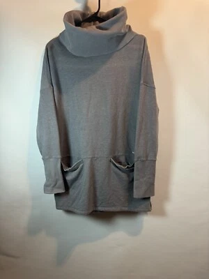 Mondetta Sudadera Mujer M Gris Larga Línea Capucha Cuello Cremallera Bolsillos Traseros Ropa Activa Foto 1 de 4