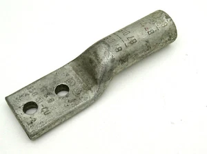 (Paquete de 3) Thomas & Betts 350 AL-CU 2 orificios lengüeta de compresión 350MCM, perno de 3/8" - Imagen 1 de 4