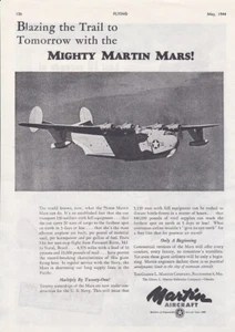 1944 Martin Mars Aircraft ad 6/14/2023n - Picture 1 of 1