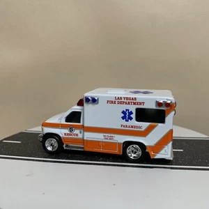 Matchbox Premiere Las Vegas Fire Department Ford Ambulance Rescue Paramedic NM - Picture 1 of 13