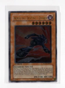 Yugioh SPANISH Destiny Hero - Dasher POTD-EN017 SP017 Ultimate Rare 1st Ed LP - Picture 1 of 2