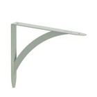 10" Nickel Decorative Elegant Shelf Countertop Steel Single Bracket 50lb Load