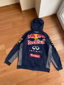 VTG Red Bull Pepe Jeans Formula 1 Racing Zip Hoodie - Picture 1 of 13