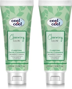 Cool & Cool C&c Facial Cleanser Charming Glow 100ml Tube Twin Pack Free Shipping - Picture 1 of 6