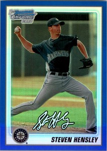 2010 Bowman Chrome Prospects Blue Refractors #BCP114A Steven Hensley /150