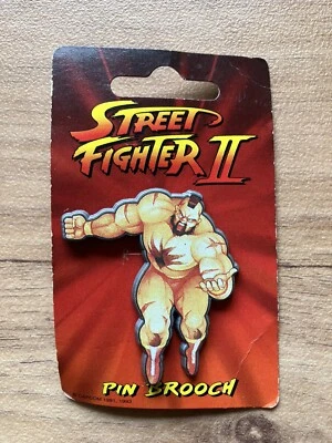 Zangief Street Fighter 2 II Brooch lapel pin badge Capcom 1991 Collector's item - Image 1 of 2