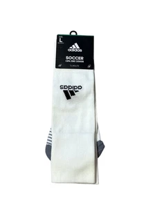 Adidas Unisex Copa Zone Cushion IV Socks Large NEW! -Gray/White Cushion Soccer L - Picture 1 of 2