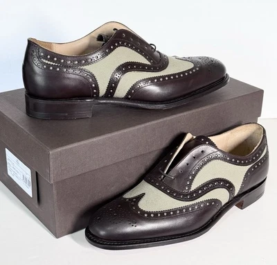 NEW CHURCH'S English Shoes CHETWYND 450 Ebony Leather Oxford UK6.5F/US7.5/EU40.5 - Image 1 of 4