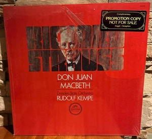 Strauss Don Juan Kempe Dresden Seraphim SQ Quad S-60288 1977 Promo NEW SEALED LP - Picture 1 of 2