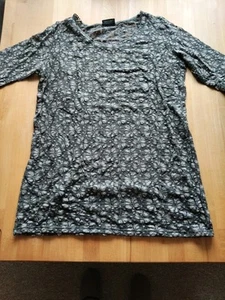 Gina Benotti Damen Kleid Gr. 44/46 grau gemustert  - Bild 1 von 9