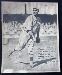 Ernie Shore "Perfect Game Pitcher w/Babe Ruth" Signed Autographed Photo Auto PSA - Picture 1 of 7
