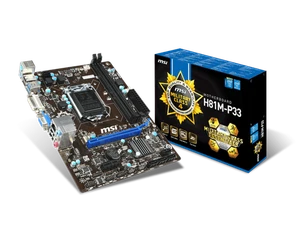 Motherboard MSI H81M-P33 - Foto 1 di 1
