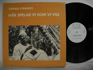 Guinea Conakry: Här spelar vi som vi vill LP 1976 Sweden Near Mint - Bild 1 von 3