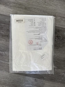 Weiße Einweg-Isolationskleider Large-XL-2 Größe Dental Tattoo medizinisch Neu in Verpackung #M-45 - Bild 1 von 2