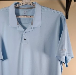 Reebok Poloshirt Herren 6XL hellblau Speedwick Golf sportlich Freizeit gebraucht, in einwandfreiem Zustand - Bild 1 von 14