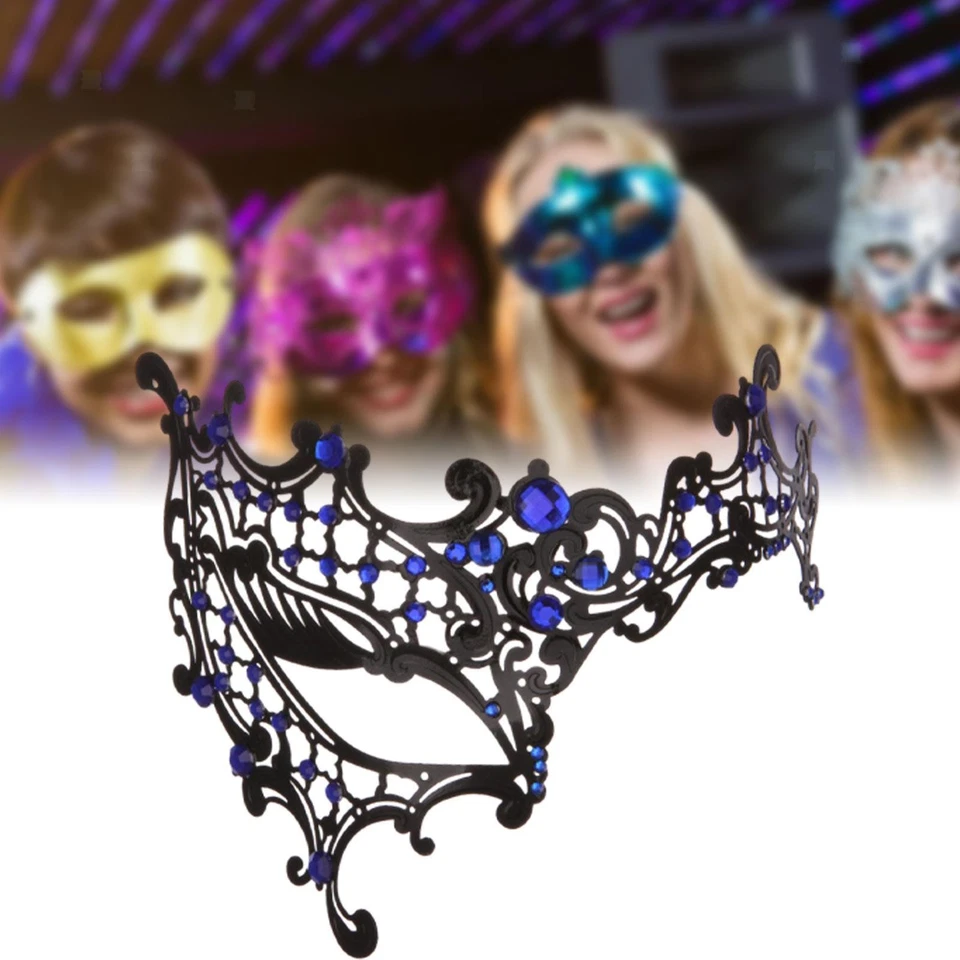 Masquerade Mask Half Face Mask Mardi Gras Mask Prom Mask Cosplay Costume Mask - Image 1 of 1