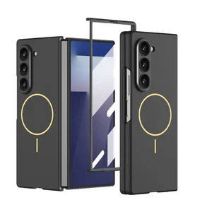 Für Samsung Galaxy Z Fold7 Slim Stoßfest Magnet Hülle Eingebauter Displayschutz - Bild 1 von 26